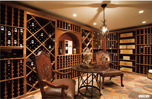 西安實木酒窖
